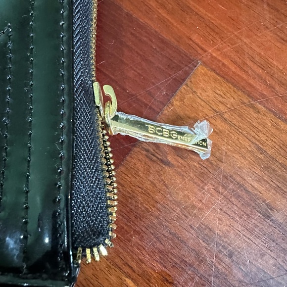 BCBG Generation Oversized Envelope Bag Clutch Black - Picture 4 of 11